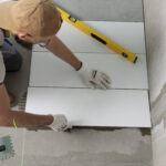tiler working renovation apartment 1